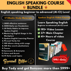 ENGLISH SPEAKING COURSE BUNDLE
