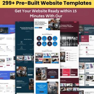 200+ Stunning Prebuilt Templates 🌟