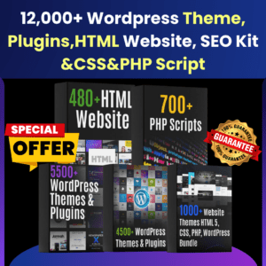 12,000+ Ultimate Web Development Mega Bundle